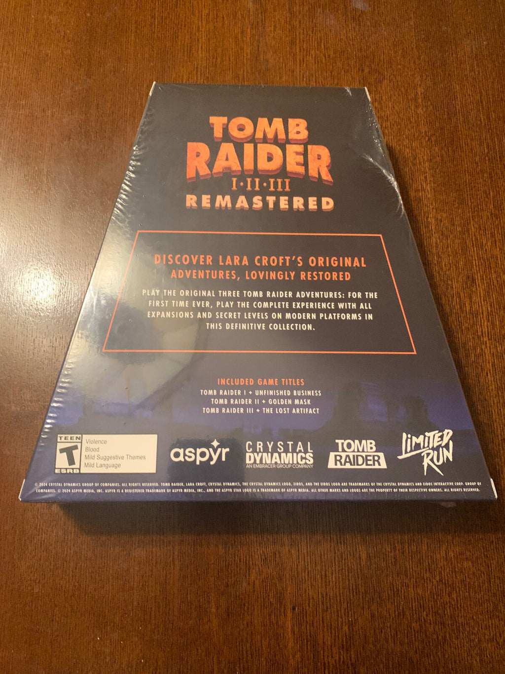 Tomb Raider I-III Remastered Convention Exclusive TR3 Cover Xbox One Series X