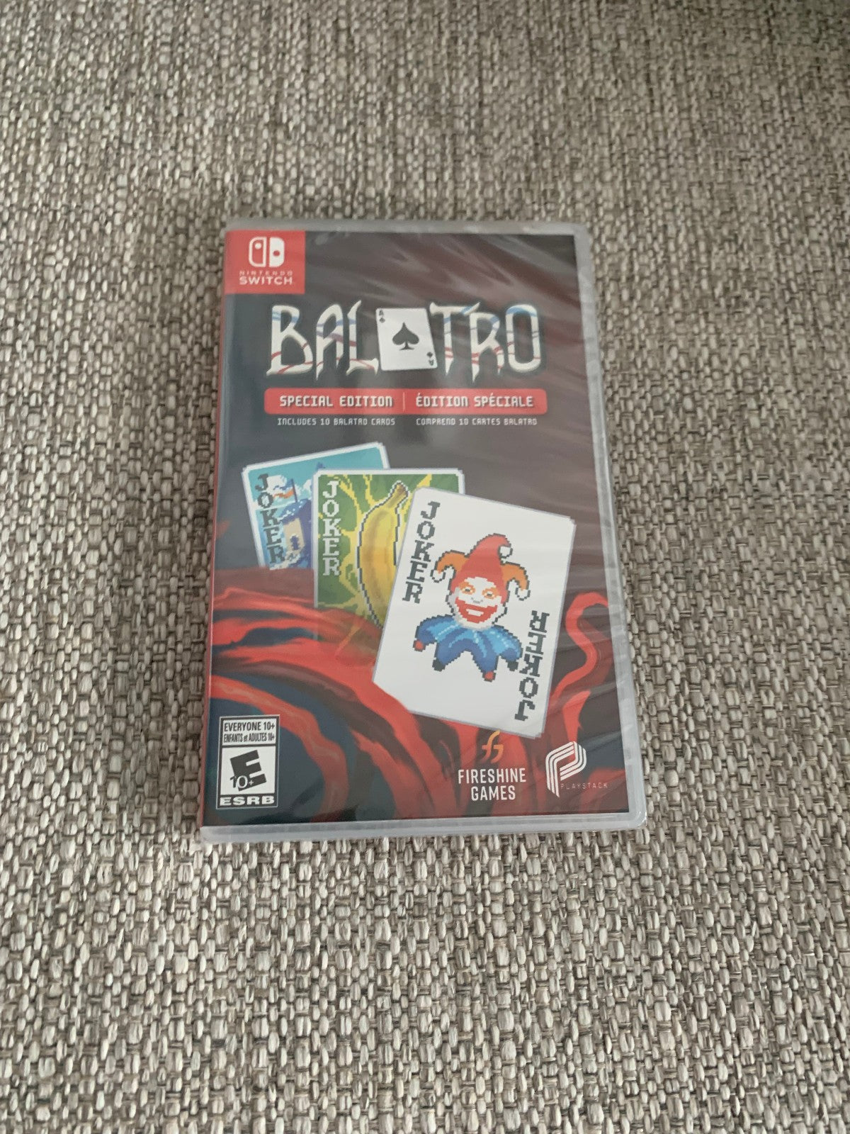 Balatro Special Ed.  Switch w/Cards ESRB Game of the Year New Sealed