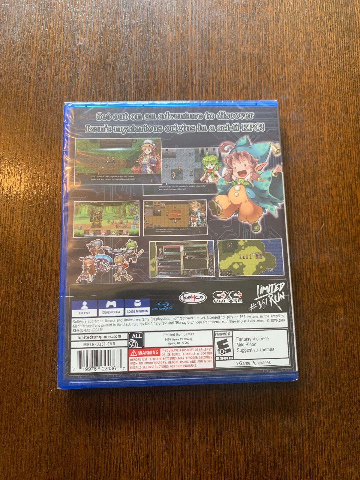 Limited Run Games #351: Seek Hearts PS4 PlayStation 4 Brand New Sealed