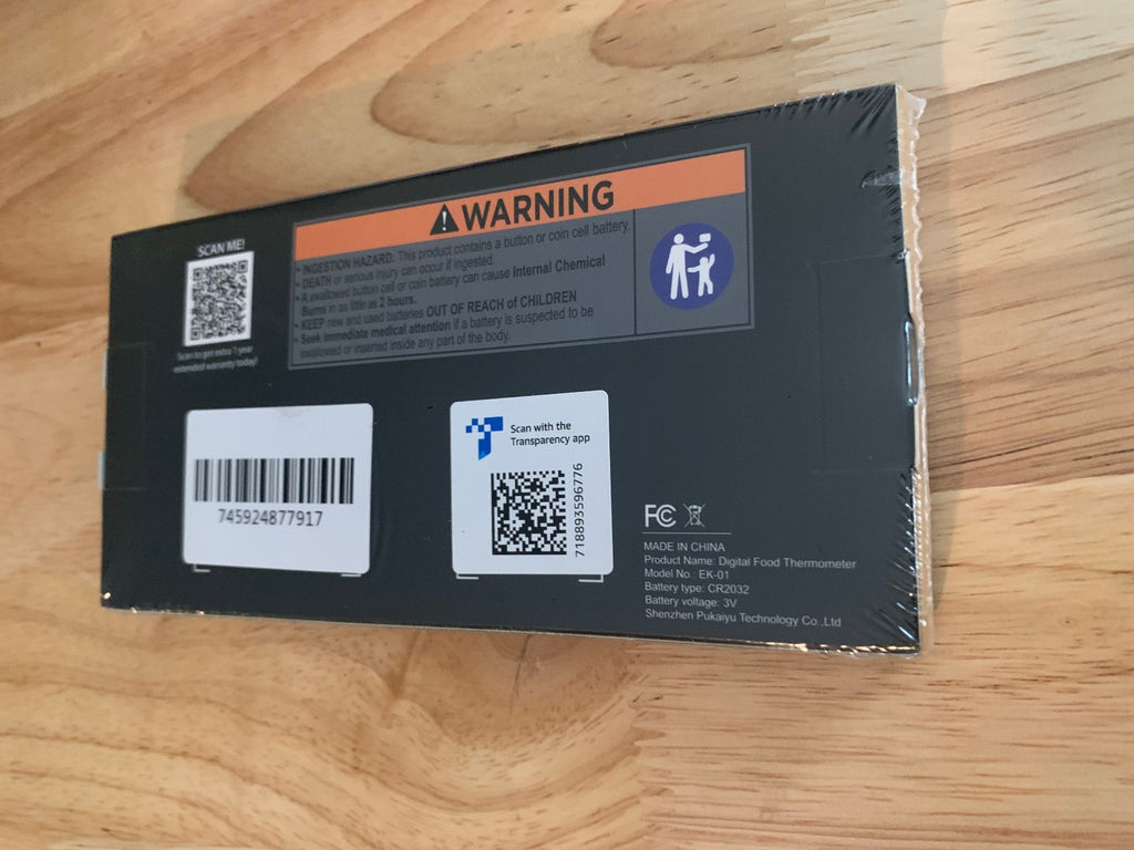 AMMZO Meat Thermometer Digital Instant Read Food Thermometer New Sealed