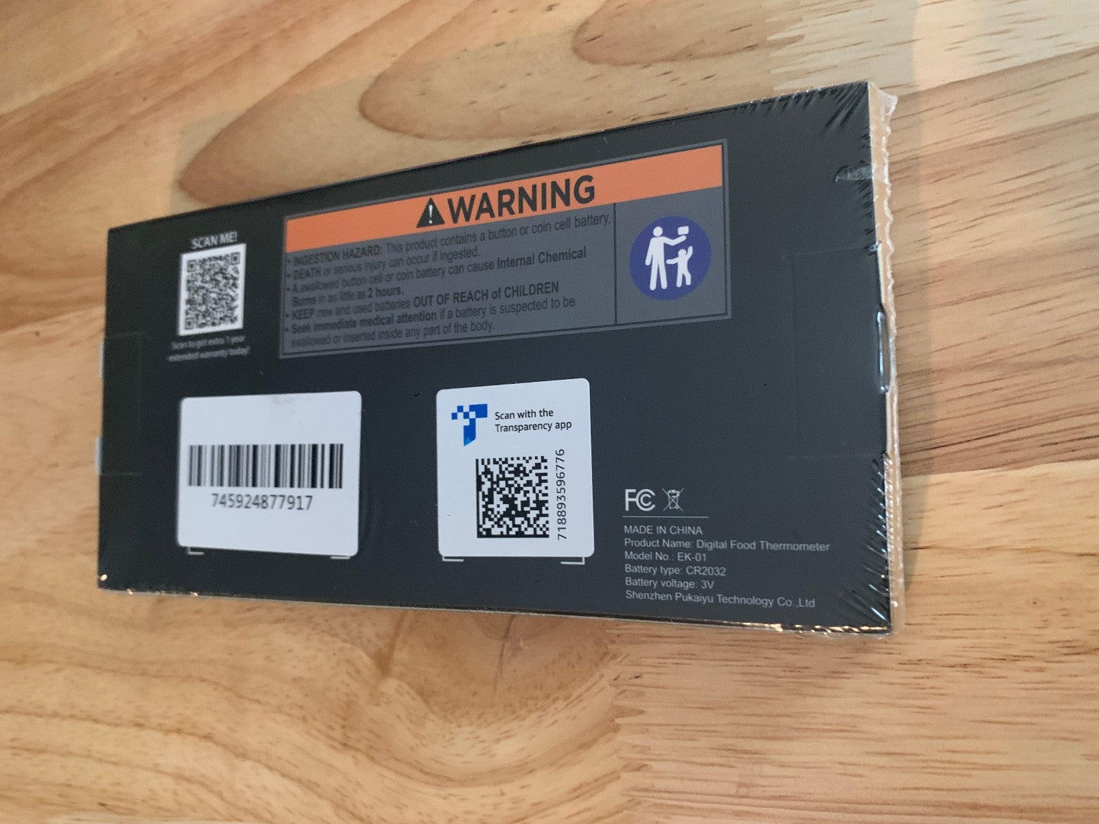 AMMZO Meat Thermometer Digital Instant Read Food Thermometer New Sealed