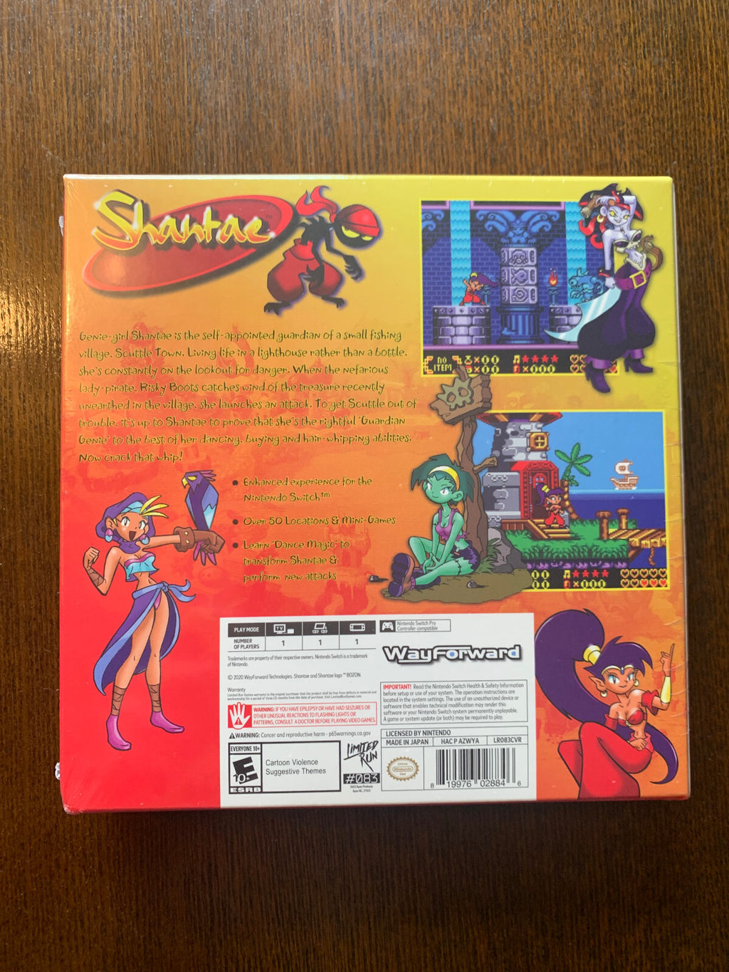 Switch Limited Run #83: Shantae Retro Box Edition Brand New Sealed