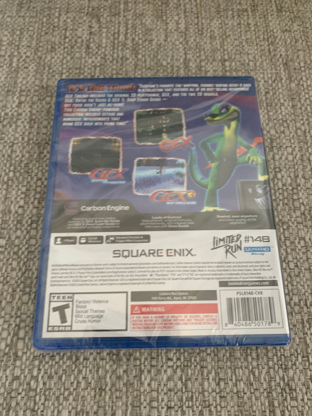 Gex Trilogy PS5 PlayStation 5 Limited Run #148 Brand New Sealed