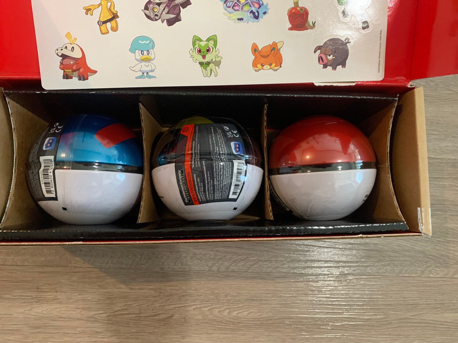 Pokémon TCG Poké Ball Tin 3-Pack Bundle 2024 Amazon Exclusive New Factory Sealed
