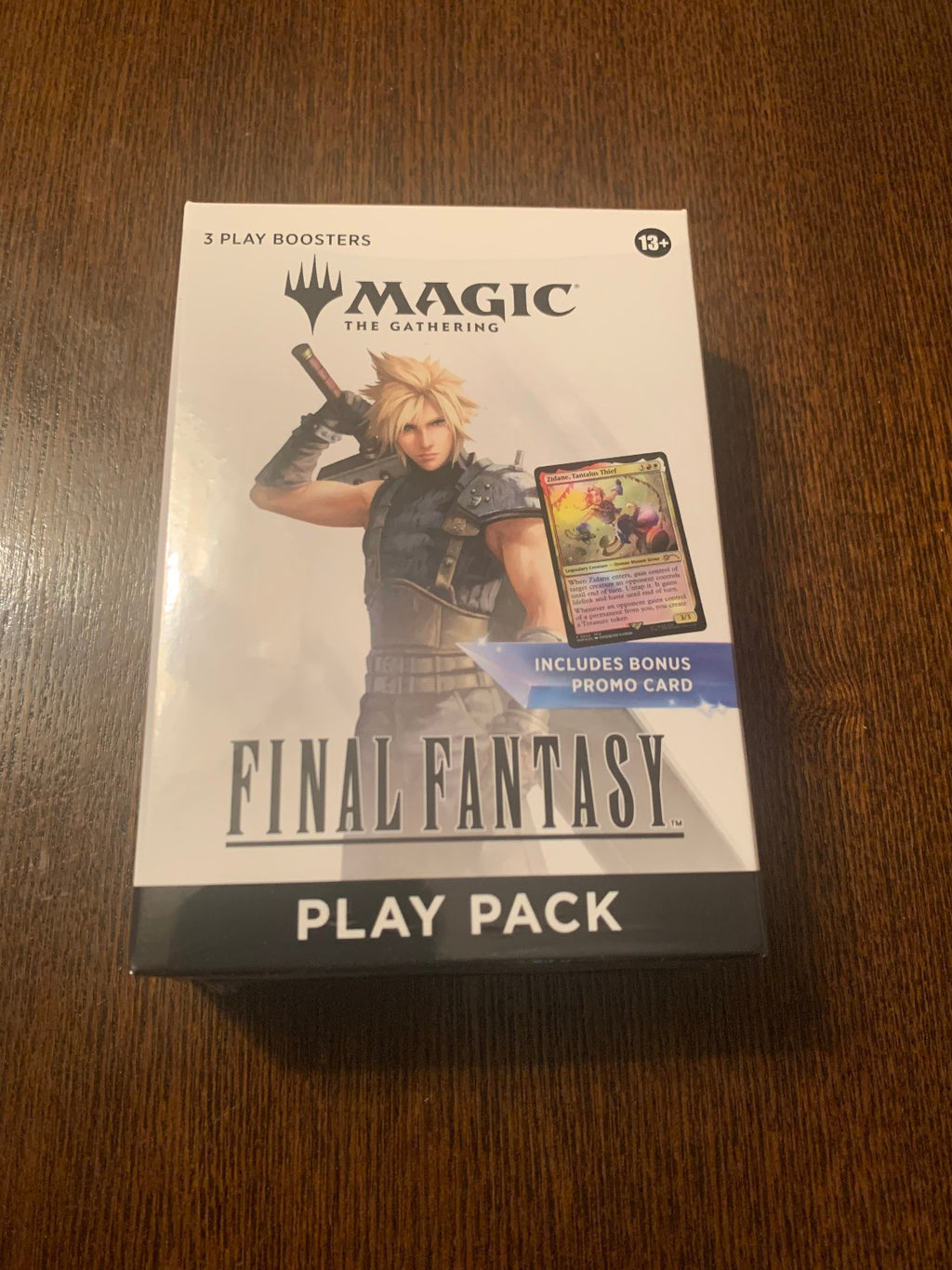 Magic The Gathering Final Fantasy Booster Play Pack 3 Packs w/ Promo card New