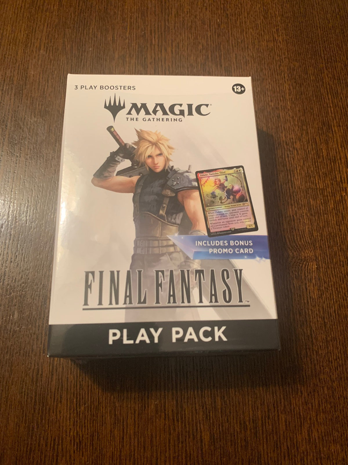 Magic The Gathering Final Fantasy Booster Play Pack 3 Packs w/ Promo card New