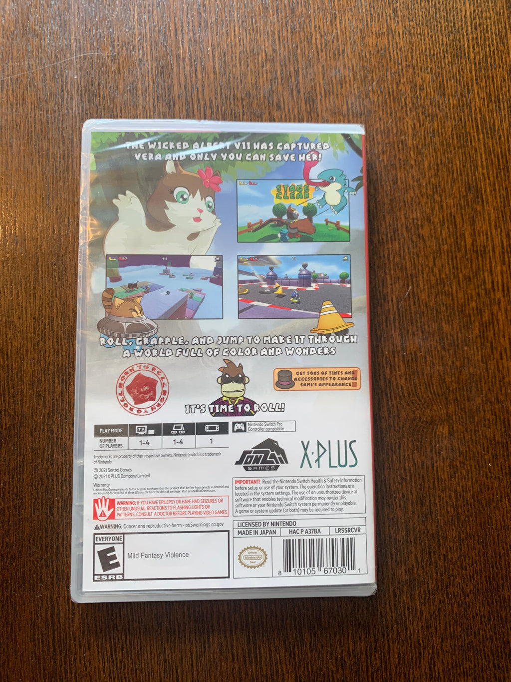 Super Sami Roll (Switch) LRG Limited Run Games Brand New Sealed