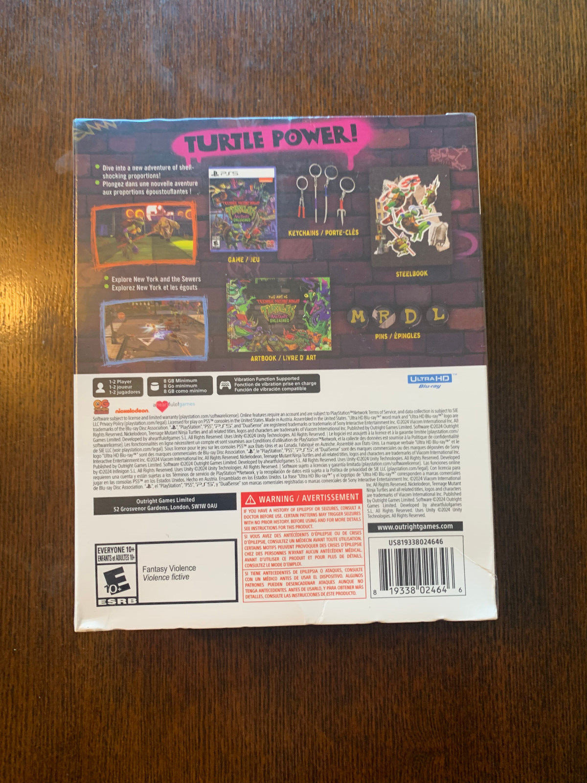 Teenage Mutant Ninja Turtles Mutants Unleashed Deluxe Edition PS5 New Sealed