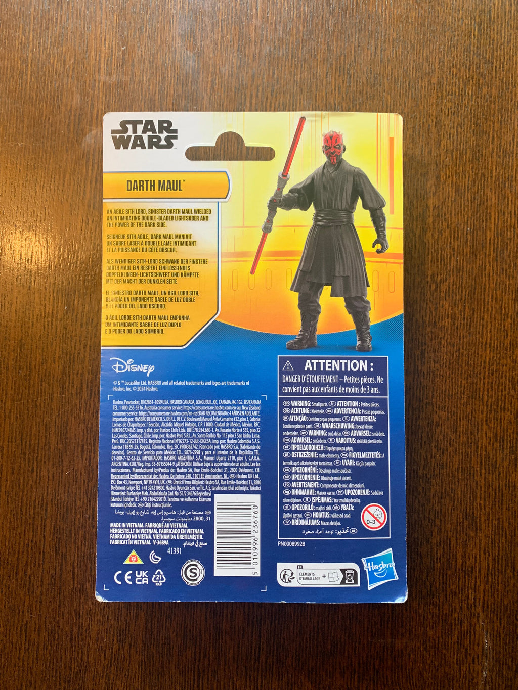 Star Wars Epic Hero Series Darth Maul 4-Inch Action Figure w/ Light Saber Disney