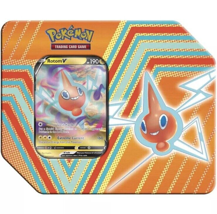 Pokémon TCG: Rotom V Hidden Potential Tin Sealed 5 Booster Packs Pokemon