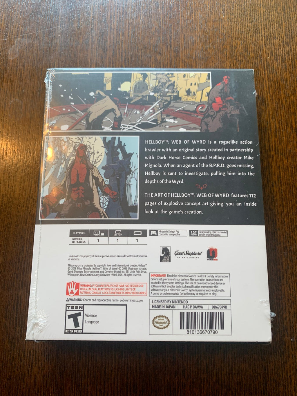 Mike Mignola's Hellboy: Web of Wyrd Collector's Edition Nintendo Switch NSW New