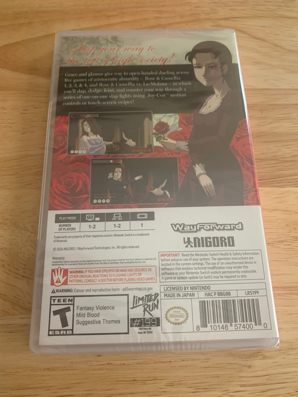 Limited Run #199: Rose and Camellia Collection Nintendo Switch NSW New Sealed