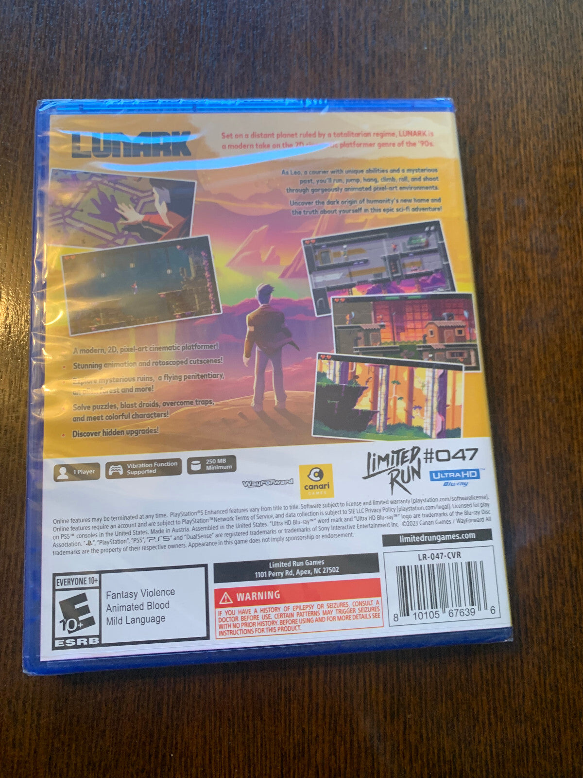 Limited Run #47: LUNARK PS5 Playstation 5 LRG Brand New Factory Sealed