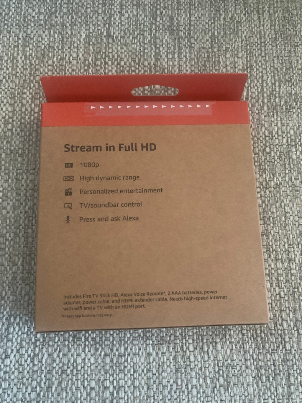 Amazon Fire TV Stick HD 2024 8GB Wi-Fi 5 1080P Brand New & Sealed