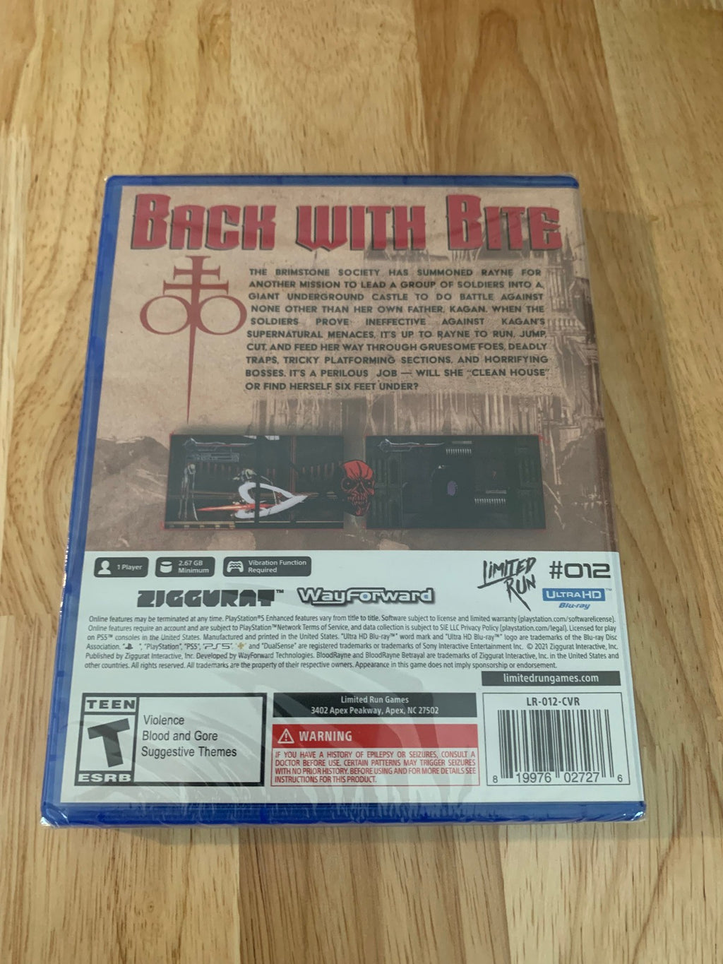 Limited Run #12: BloodRayne Betrayal: Fresh Bites PS5 Playstation 5 New Sealed