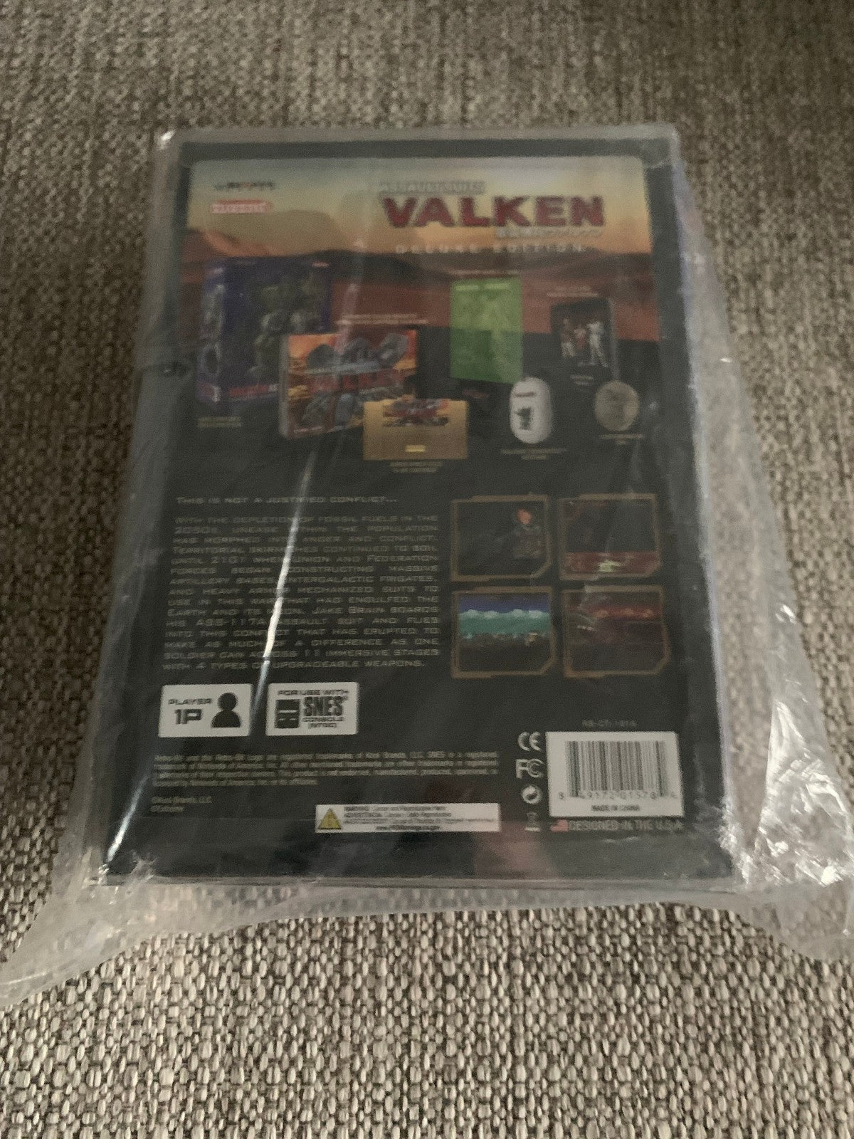 Assault Suits Valken SNES Deluxe Edition Limited Run Games Super Nintendo New