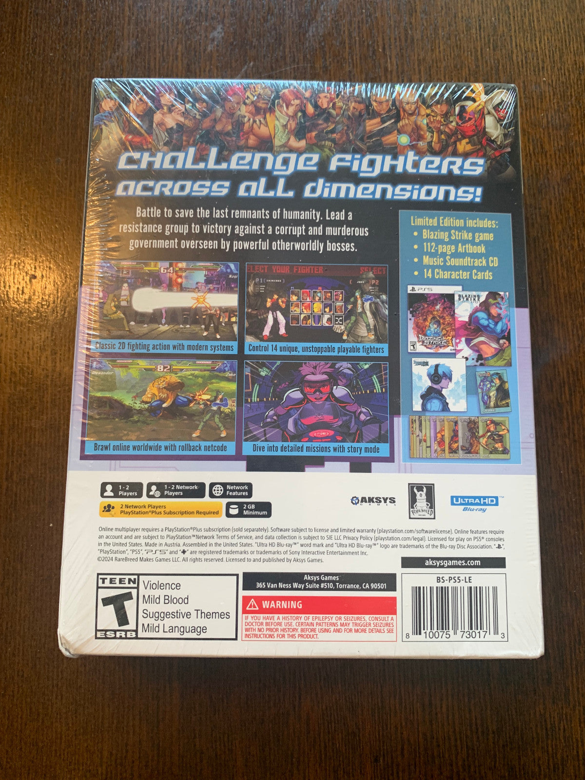 Blazing Strike Limited Edition PS5 PlayStation 5 Brand New Sealed