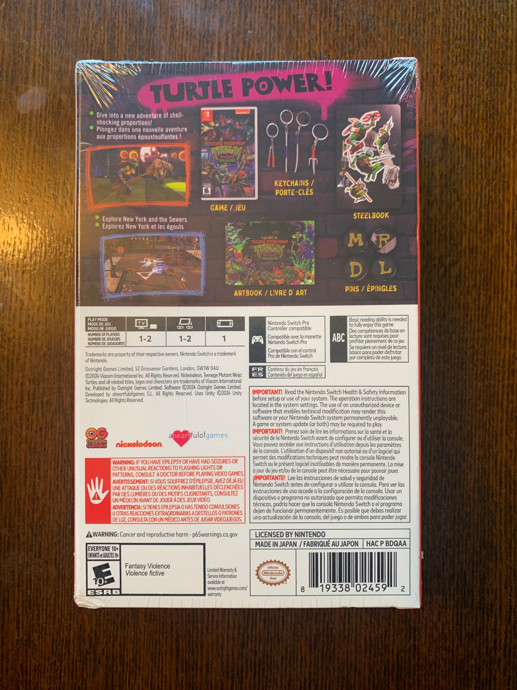 Teenage Mutant Ninja Turtles Mutants Unleashed Deluxe Edition Switch Brand New