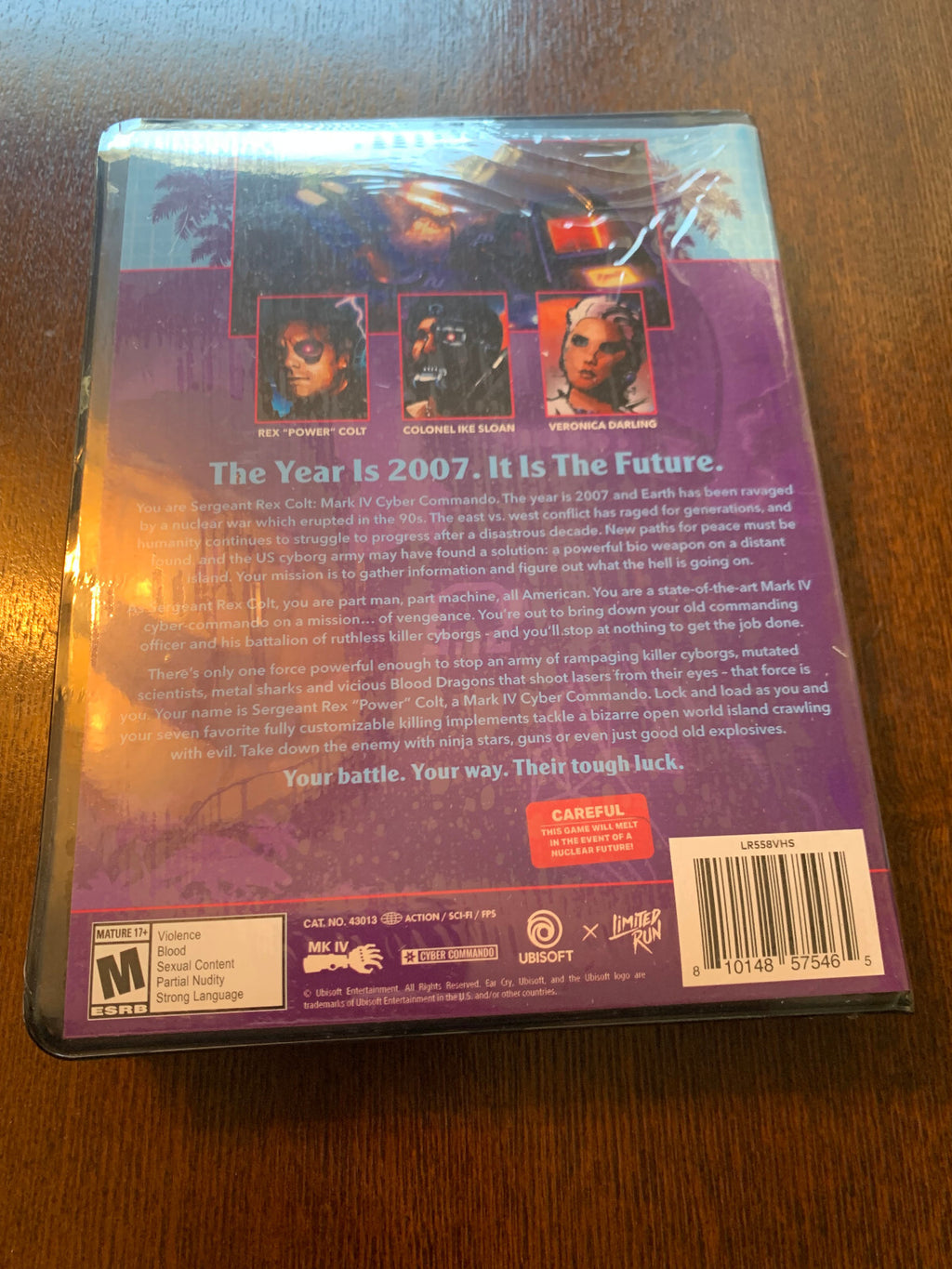 Far Cry 3 Blood Dragon PS4 VHS Edition Limited Run #558 Convention Exclusive New