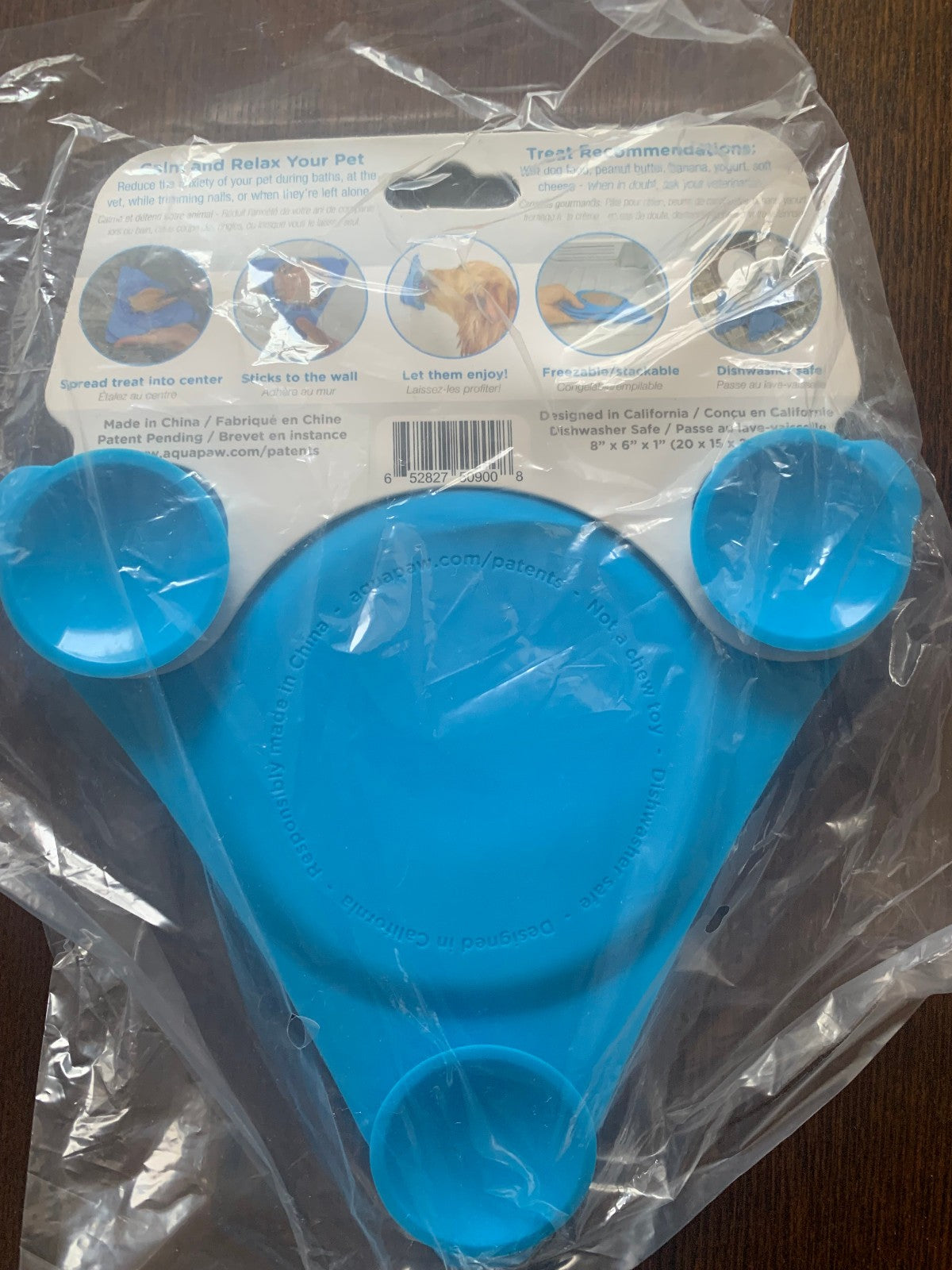 AquaPaw Premium Licking Mat for Dogs & Cats Non-Slip Slow Feeding Mat Food Toy