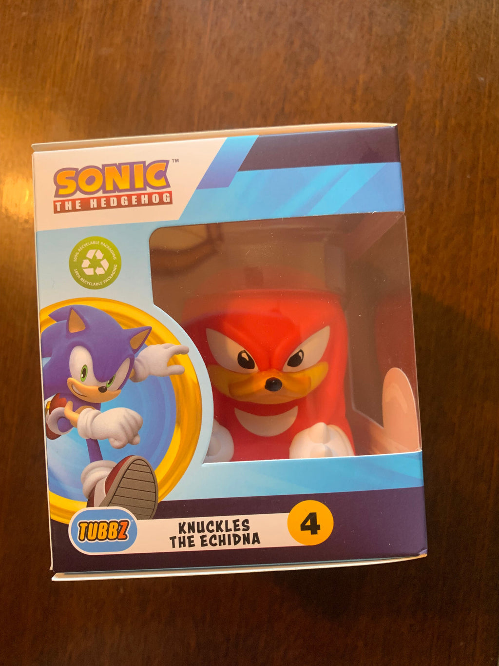TUBBZ Boxed Sonic the Hedgehog Knuckles Collectible Duck Figure JEEP NEW Sealed