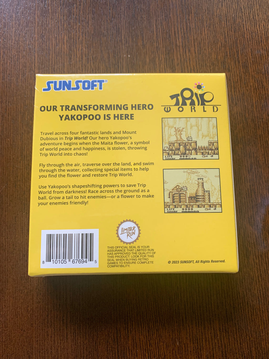 Limited Run Trip World Nintendo Gameboy GB  Brand New Sealed LRG