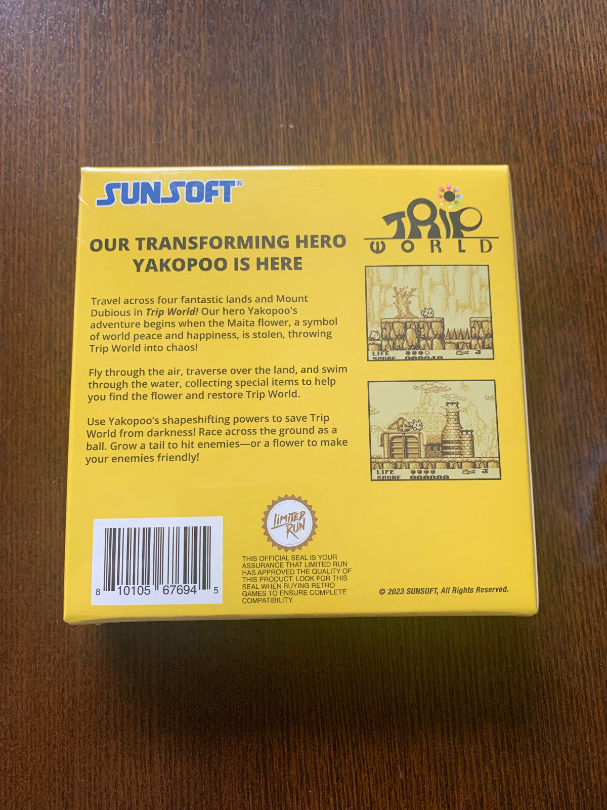 Limited Run Trip World Nintendo Gameboy GB  Brand New Sealed LRG