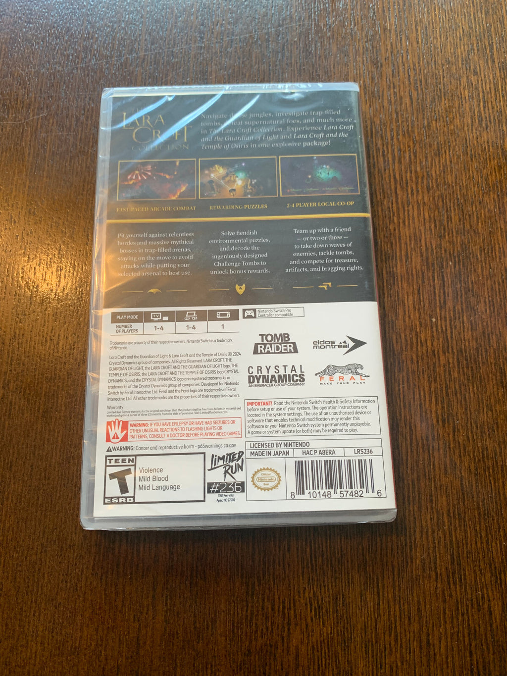 Limited Run #236: The Lara Croft Collection Tomb Raider Nintendo Switch New