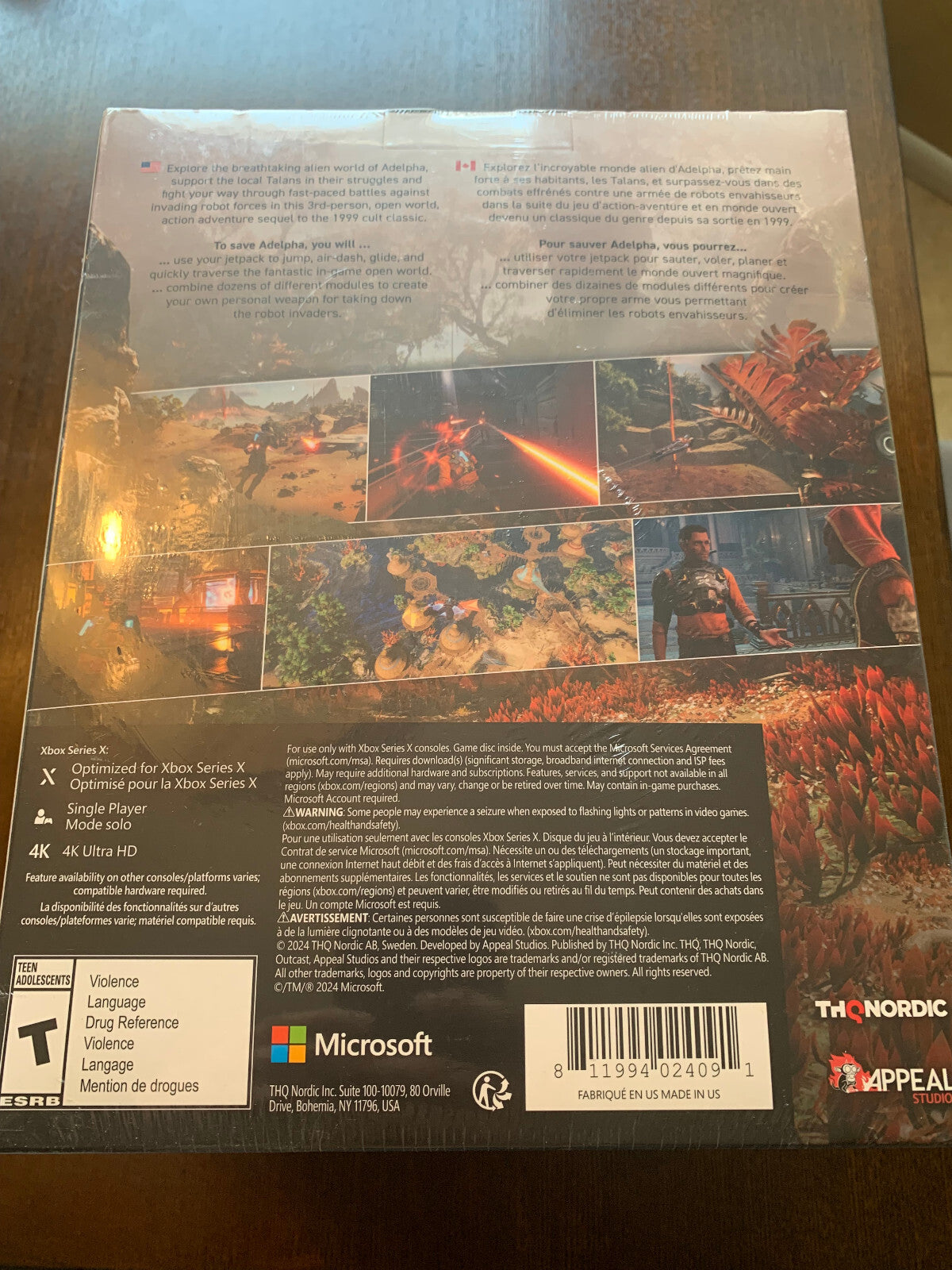 Outcast A New Beginning Adelpha Collector's Edition Xbox Series X New Sealed