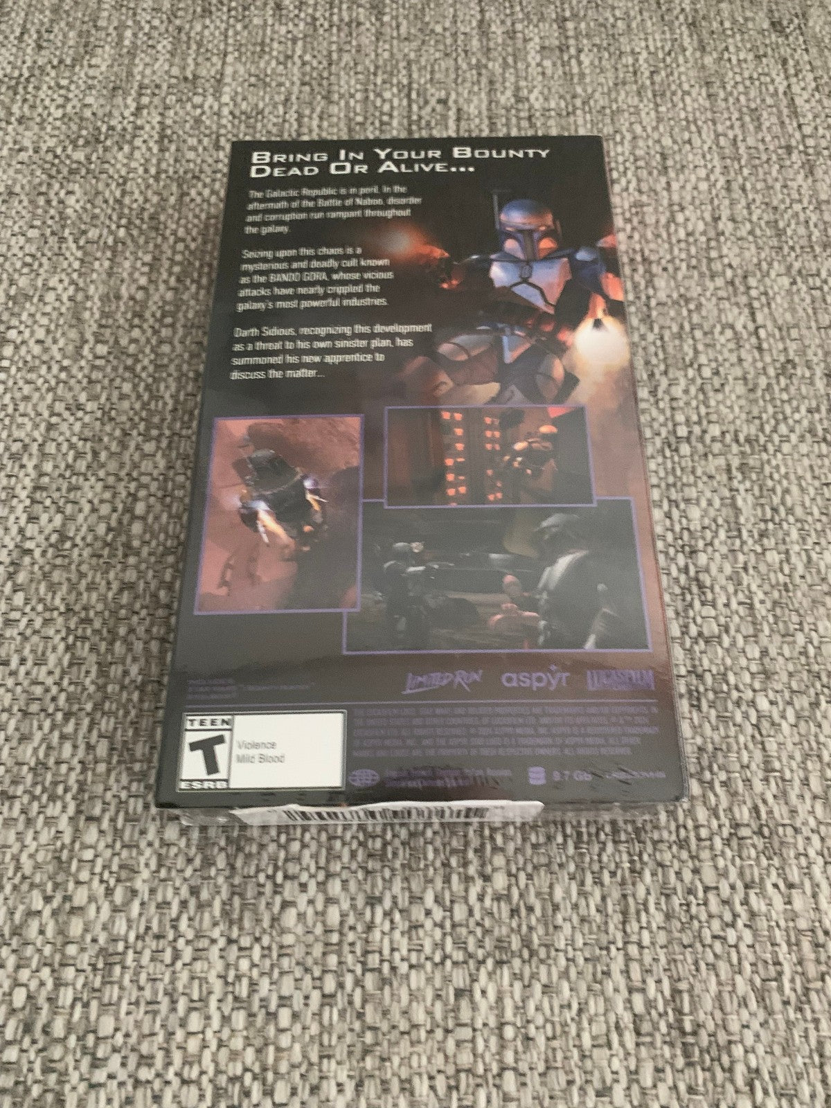 Limited Run #253 STAR WARS Bounty Hunter VHS Edition Nintendo Switch New