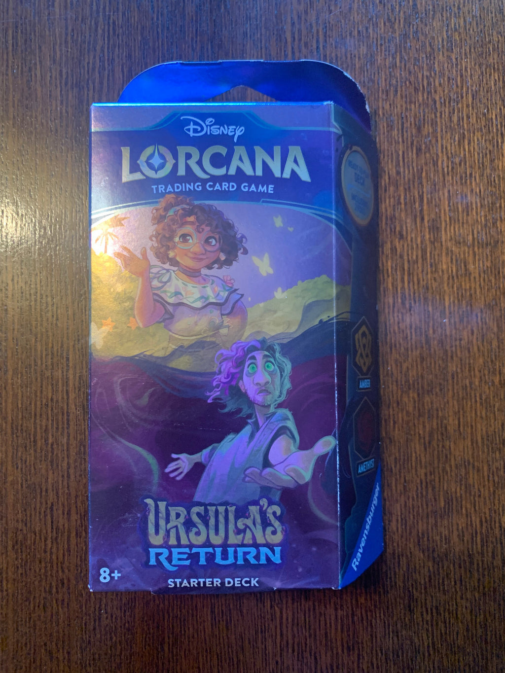 Disney Lorcana TCG Ursula's Return Sealed Starter Deck Amber & Amethyst New