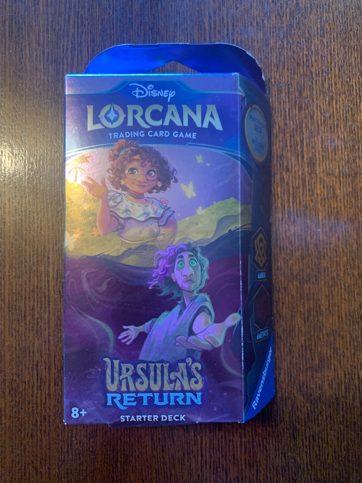 Disney Lorcana TCG Ursula's Return Sealed Starter Deck Amber & Amethyst New