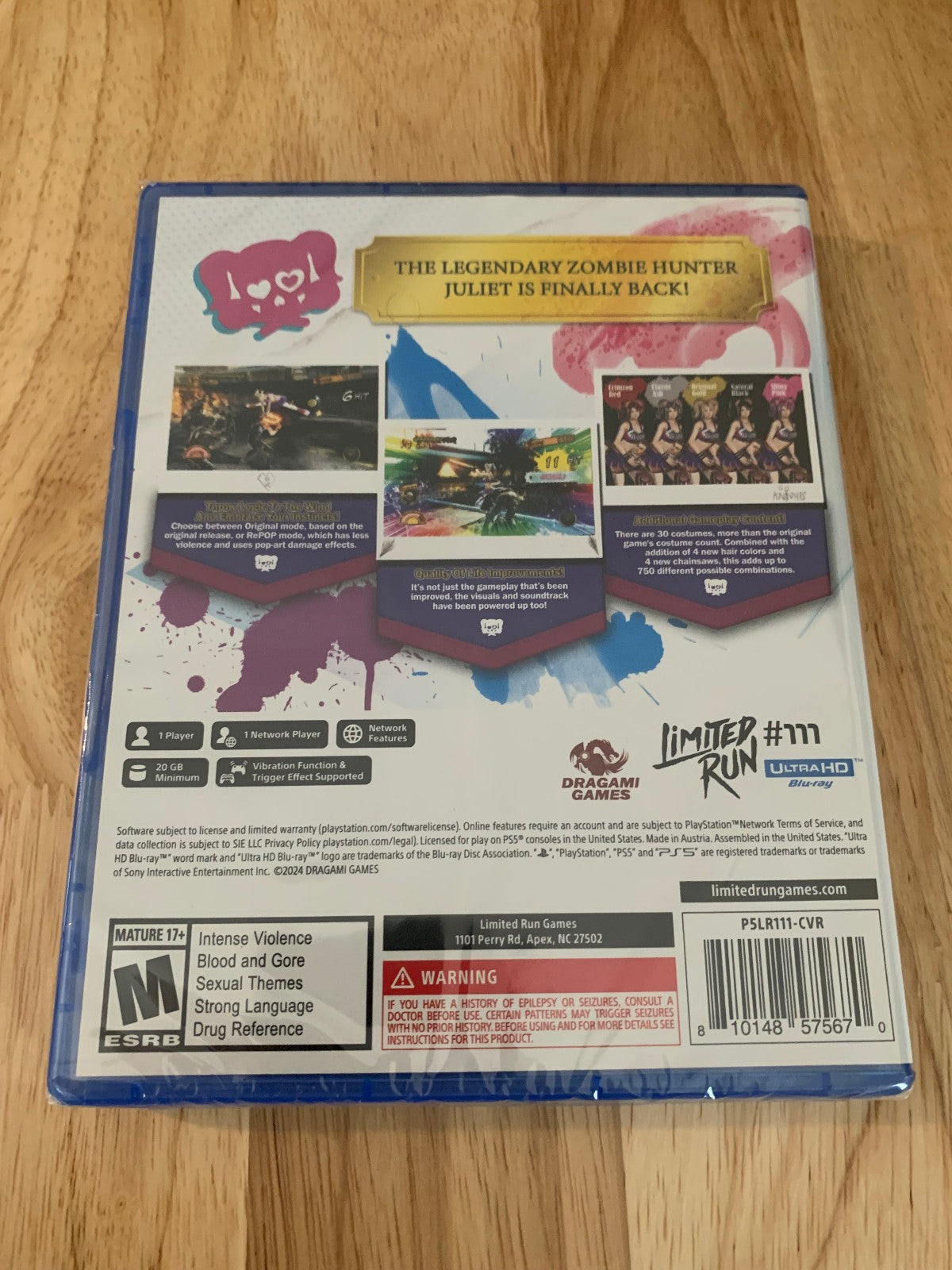 Limited Run Games #111 Lollipop Chainsaw RePOP PS5 Playstation 5 New Sealed