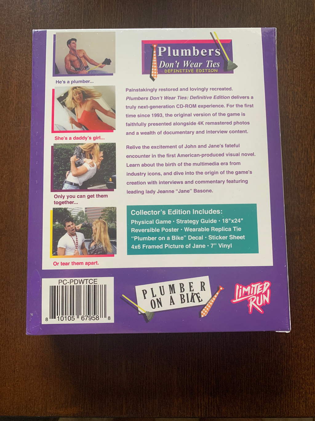 Limited Run Games Plumbers Don’t Wear Ties Definitive PC Collector's Edition New