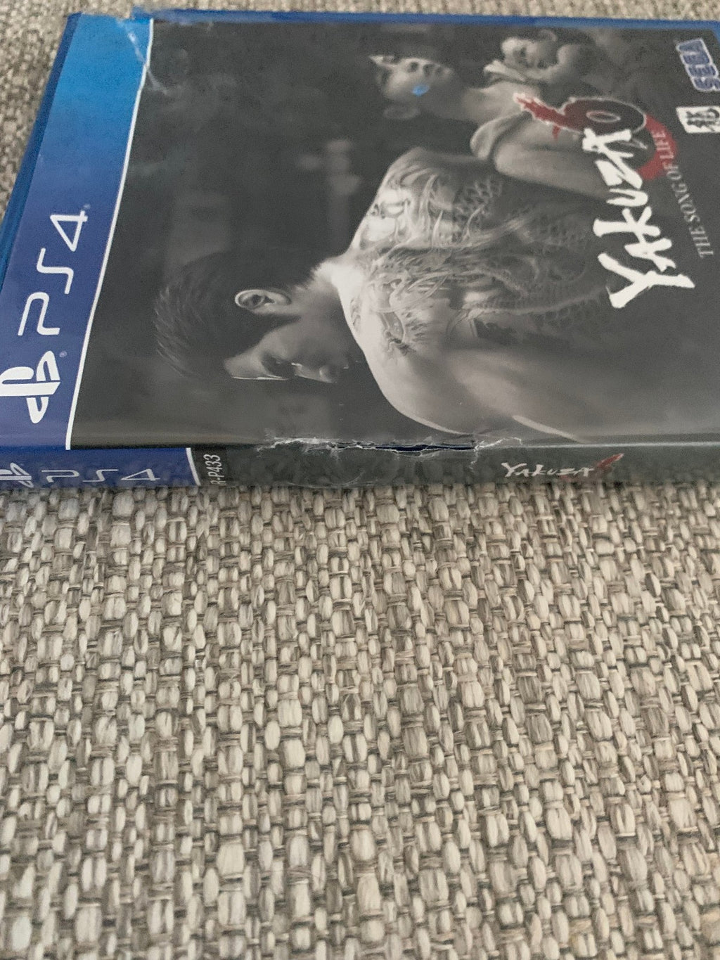 Yakuza 6: The Song of Life Standard Limited Run #584 PS4 Open Minor Case Damage