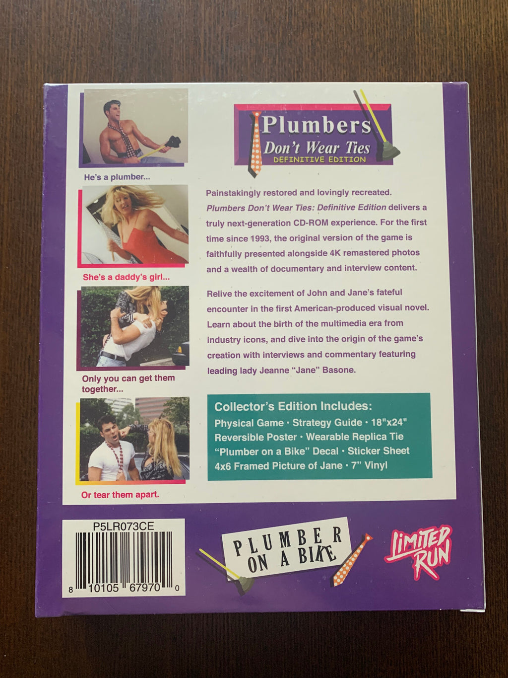 Limited Run #527: Plumbers Don’t Wear Ties PS4 Collector's Edition Playstation 4