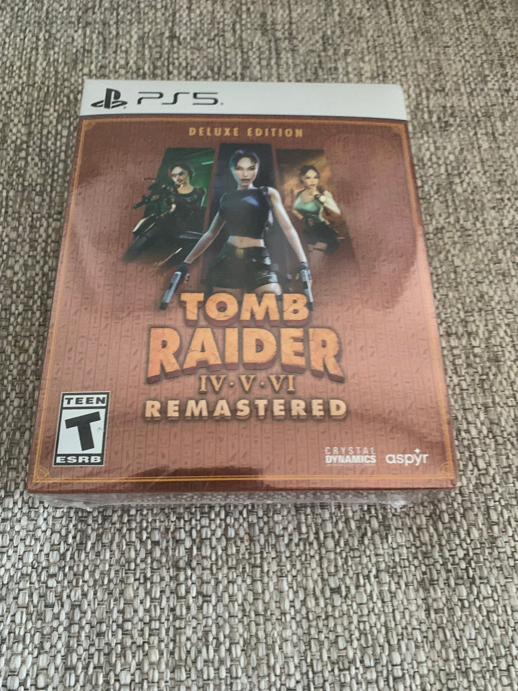 Tomb Raider IV-VI Remastered PS5 Deluxe Edition 4 + 5 + ESRB New Sealed