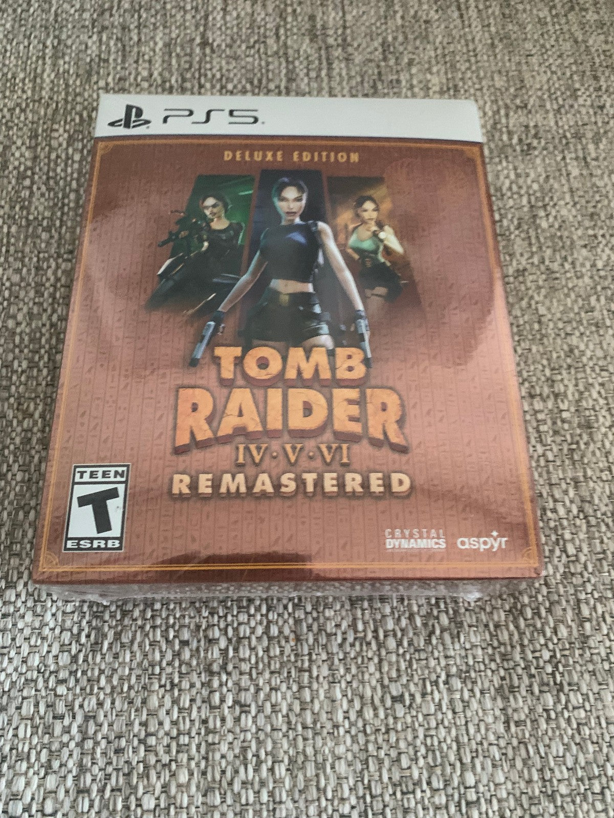 Tomb Raider IV-VI Remastered PS5 Deluxe Edition 4 + 5 + ESRB New Sealed
