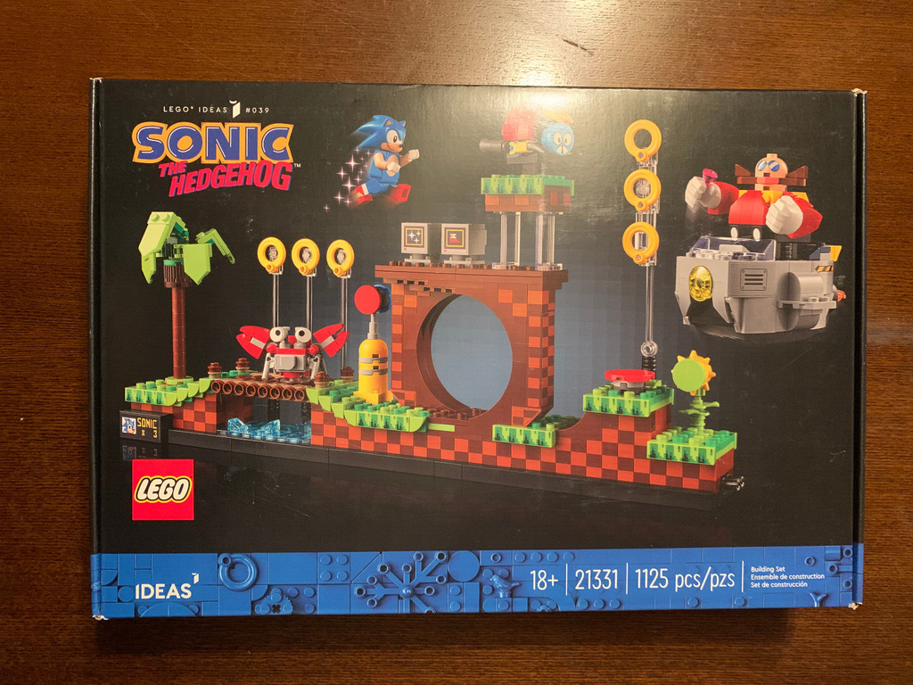 LEGO Ideas Sonic The Hedgehog Green Hill Zone 21331 Collectible Set NEW Retired