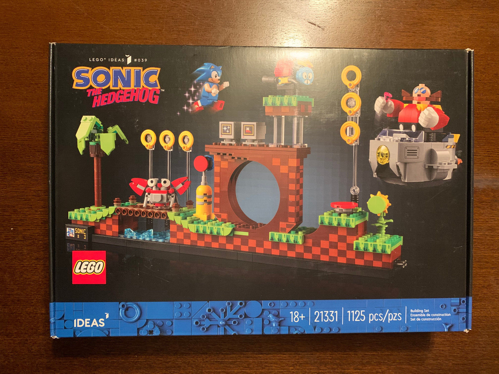 LEGO Ideas Sonic The Hedgehog Green Hill Zone 21331 Collectible Set NEW Retired