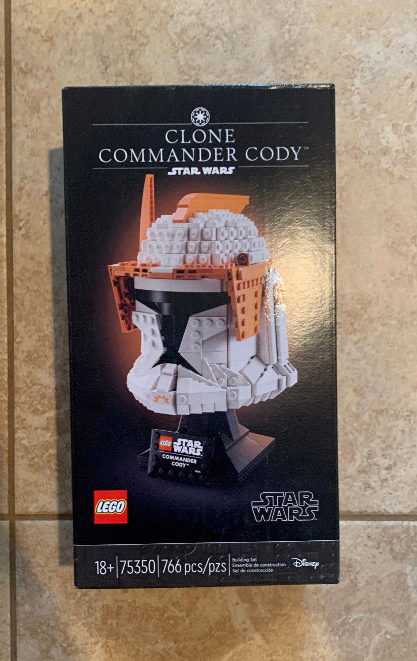 DISNEY LEGO Star Wars Clone Commander Cody Helmet 75350 RETIRED Building Set NEW