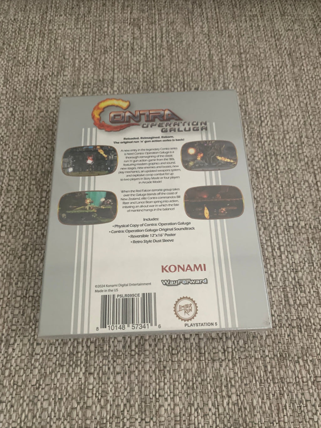 Limited Run #95 Contra Operation Galuga Classic Edition PS5 Playstation 5 New