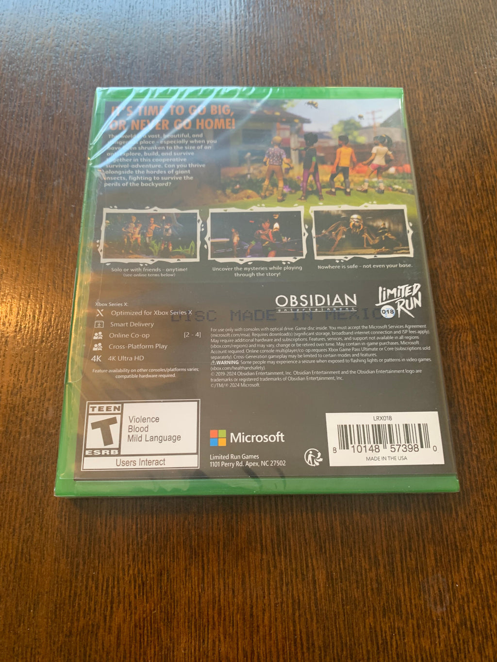Limited Run #18 Grounded Fully Yoked Edition Xbox One Series X Brand New Sealed