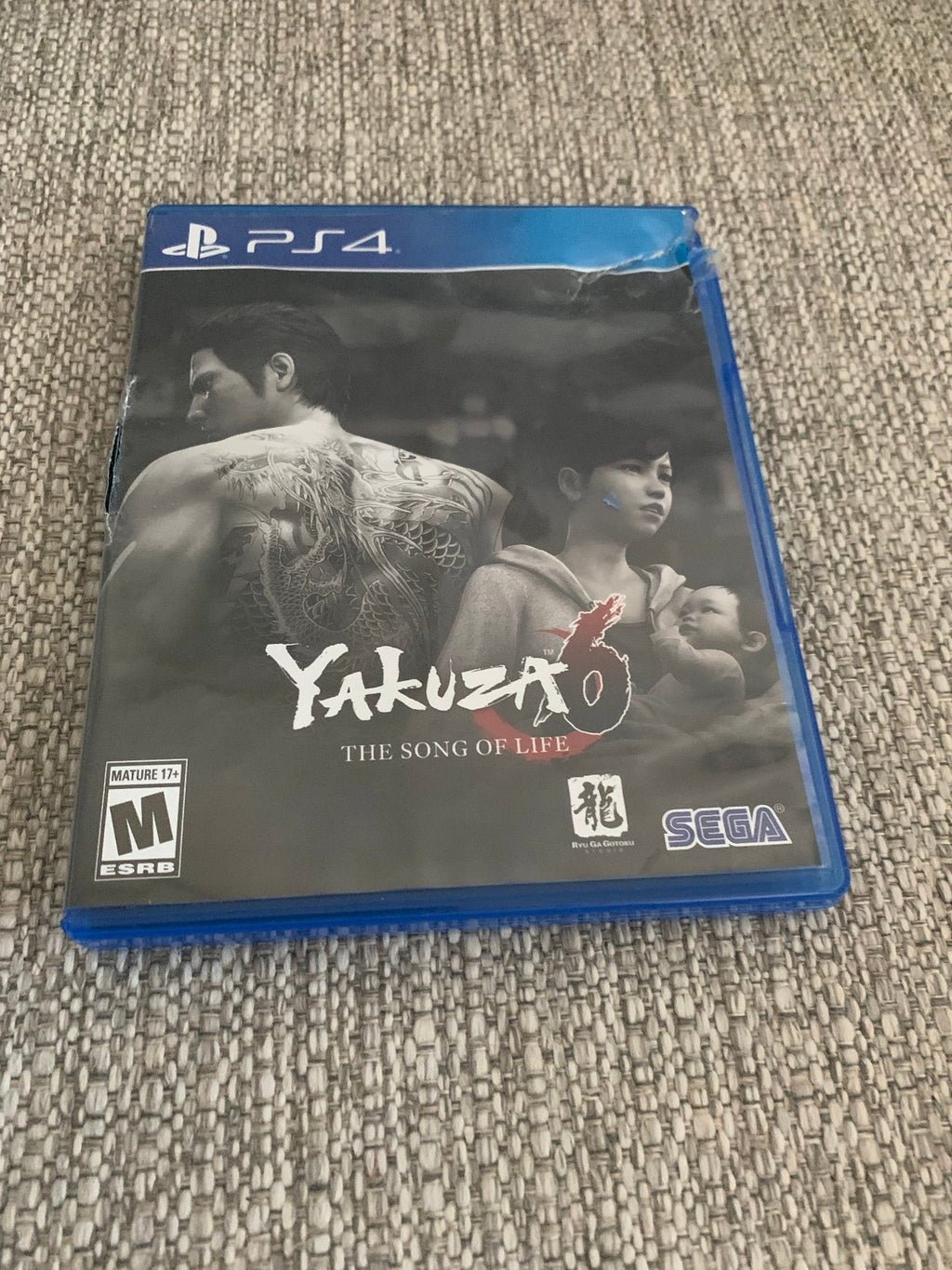 Yakuza 6: The Song of Life Standard Limited Run #584 PS4 Open Minor Case Damage