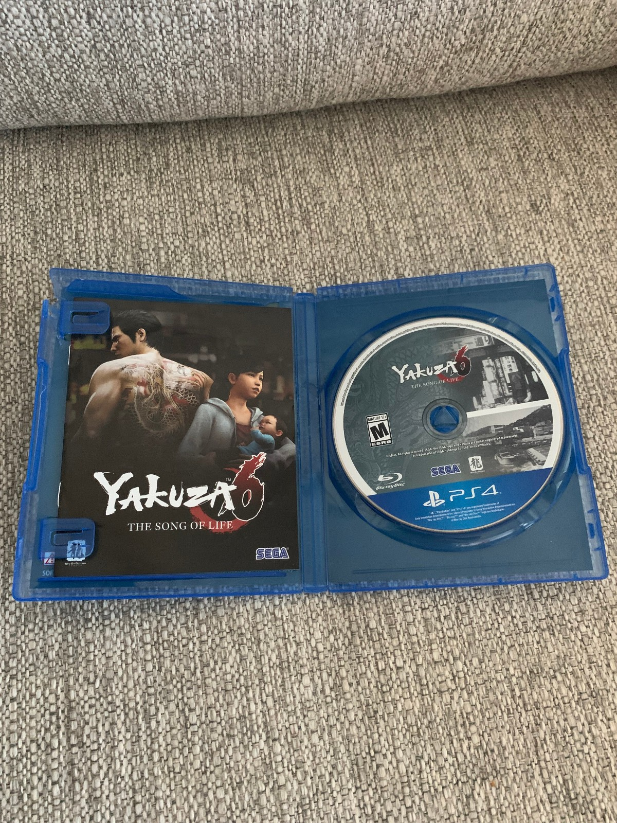 Yakuza 6: The Song of Life Standard Limited Run #584 PS4 Open Minor Case Damage