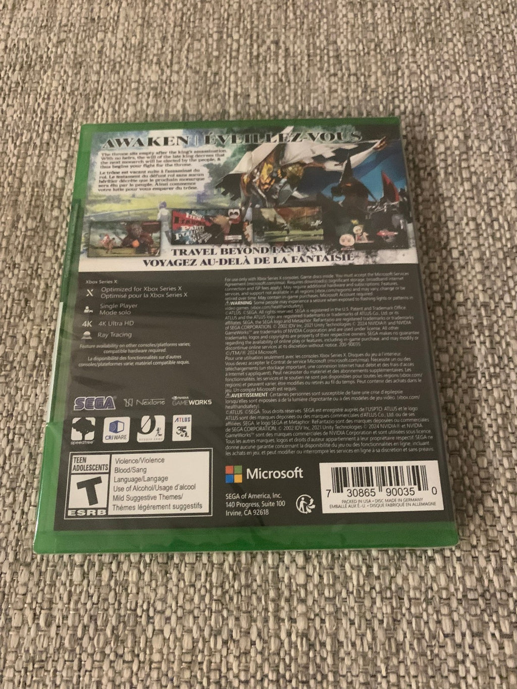 Metaphor: ReFantazio Launch Edition Xbox Series X New Sealed