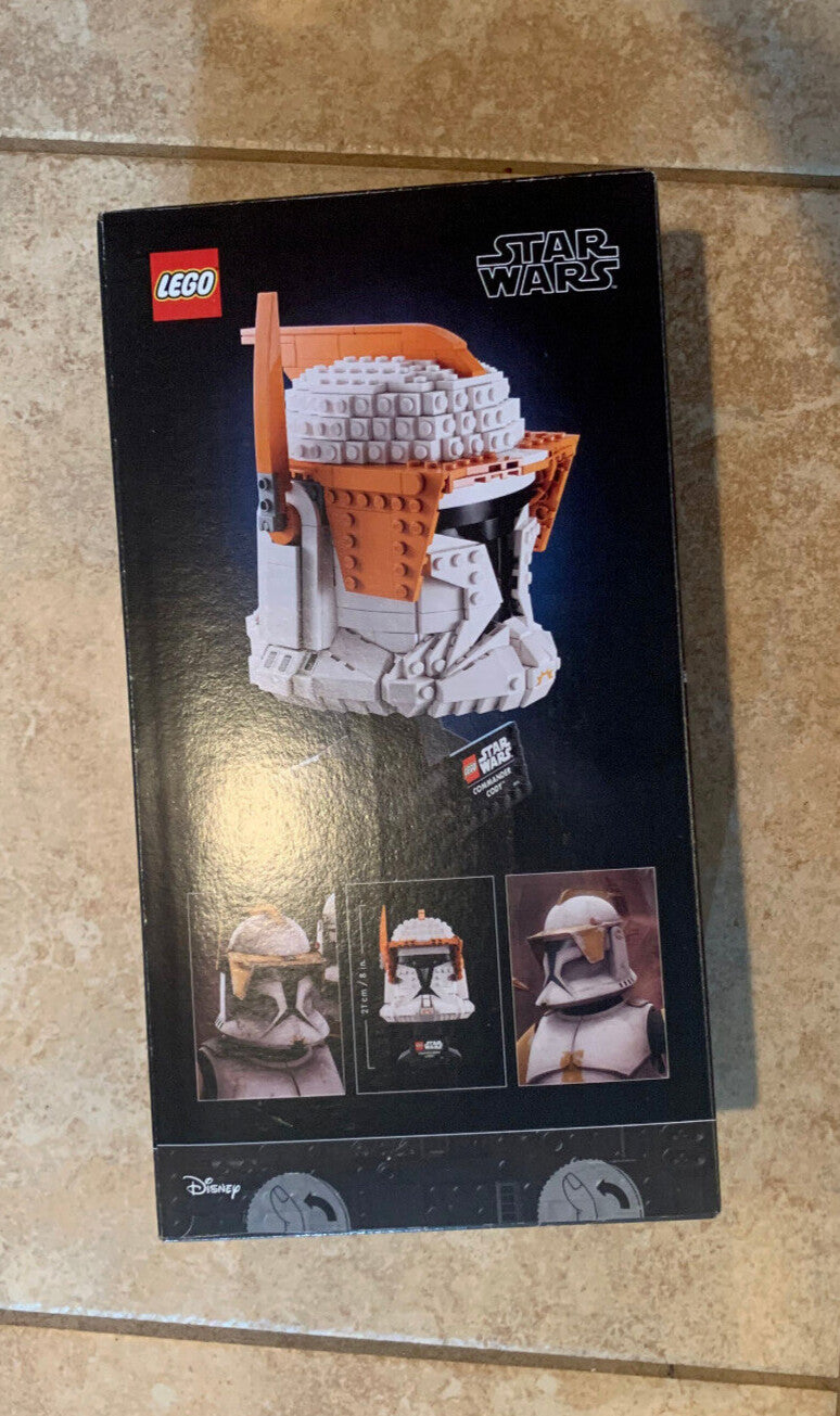 DISNEY LEGO Star Wars Clone Commander Cody Helmet 75350 RETIRED Building Set NEW