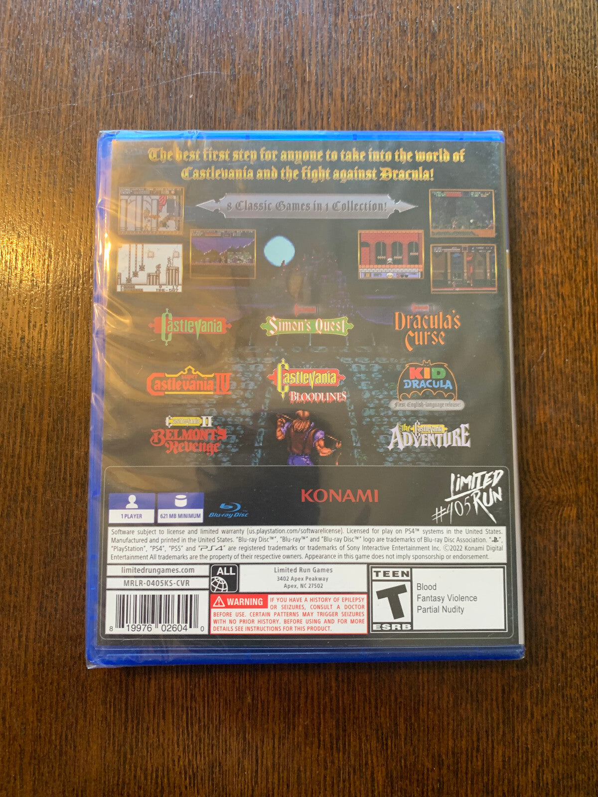 Limited Run #405: Castlevania Anniversary Collection Konami Shop Variant PS4 New