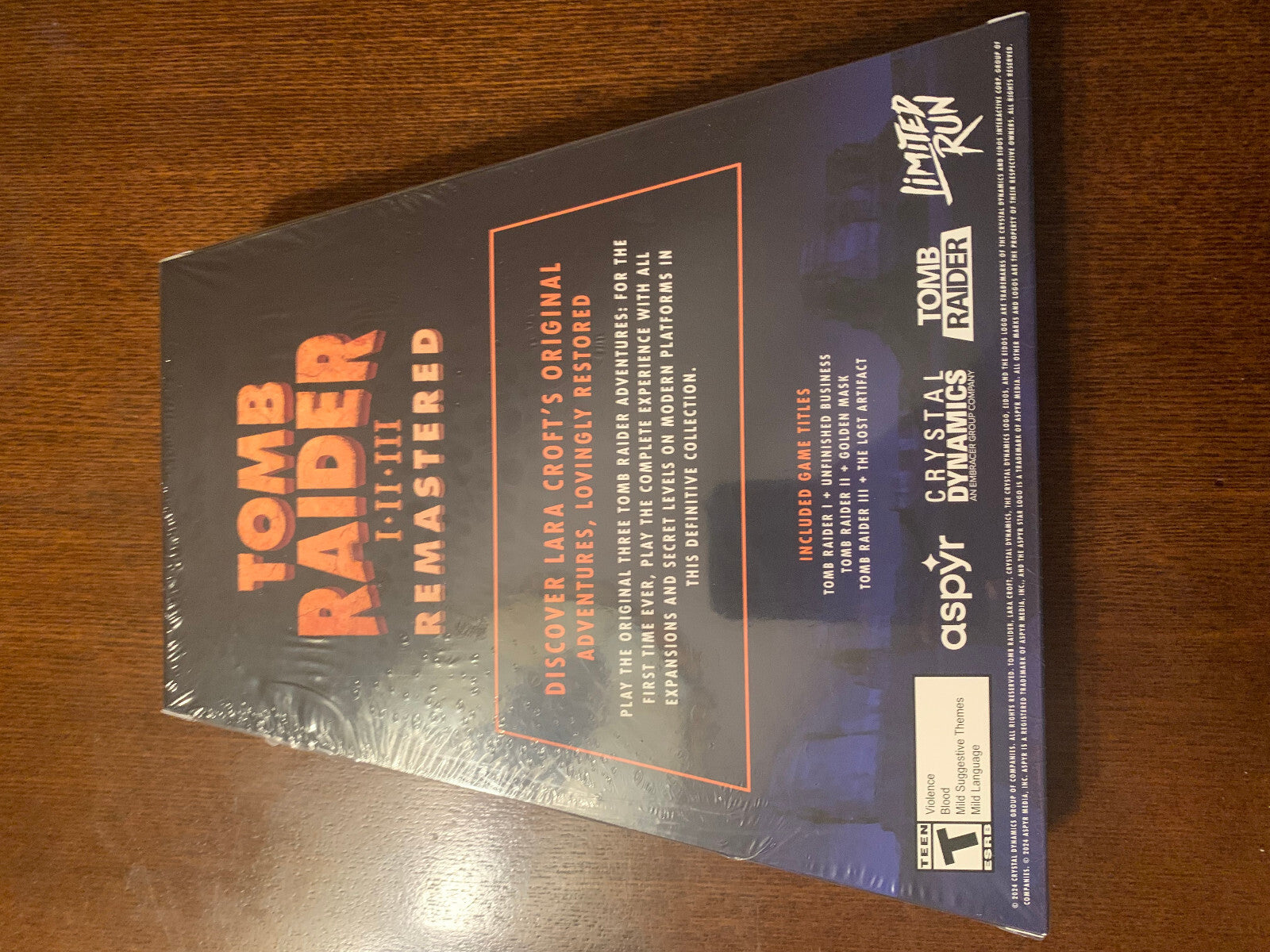 Tomb Raider I-III Remastered LRG PS5 All 3 Event Exclusive Box New Sealed