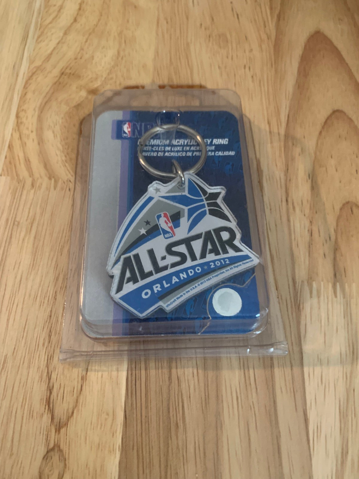 2012 Orlando Magic All Star Game Keychain Premium Acrylic Team Logo Key Ring